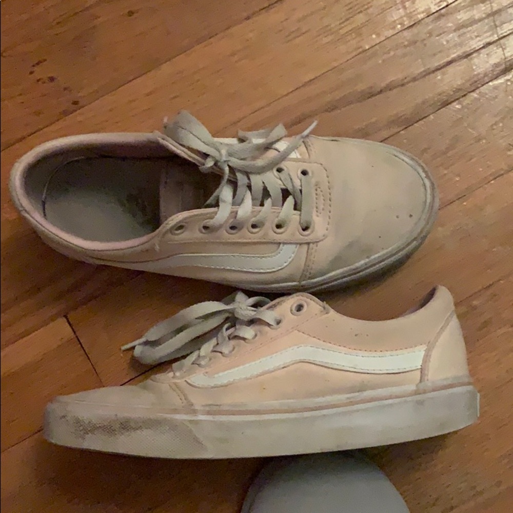 VANS size 7 women BABY PINK